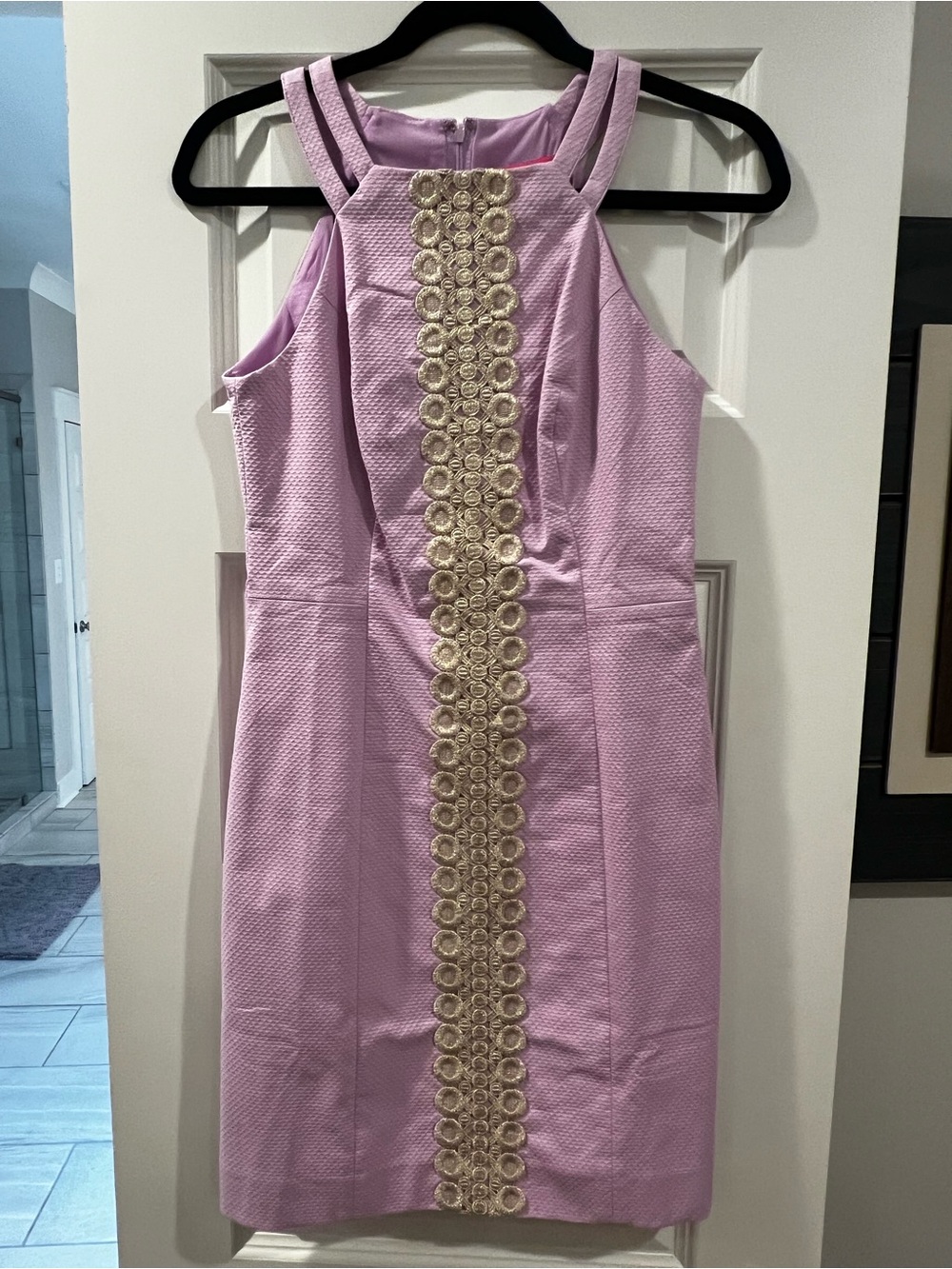 NWT Lilly Pulitzer pearl stretch shift size 0 lilac freesia